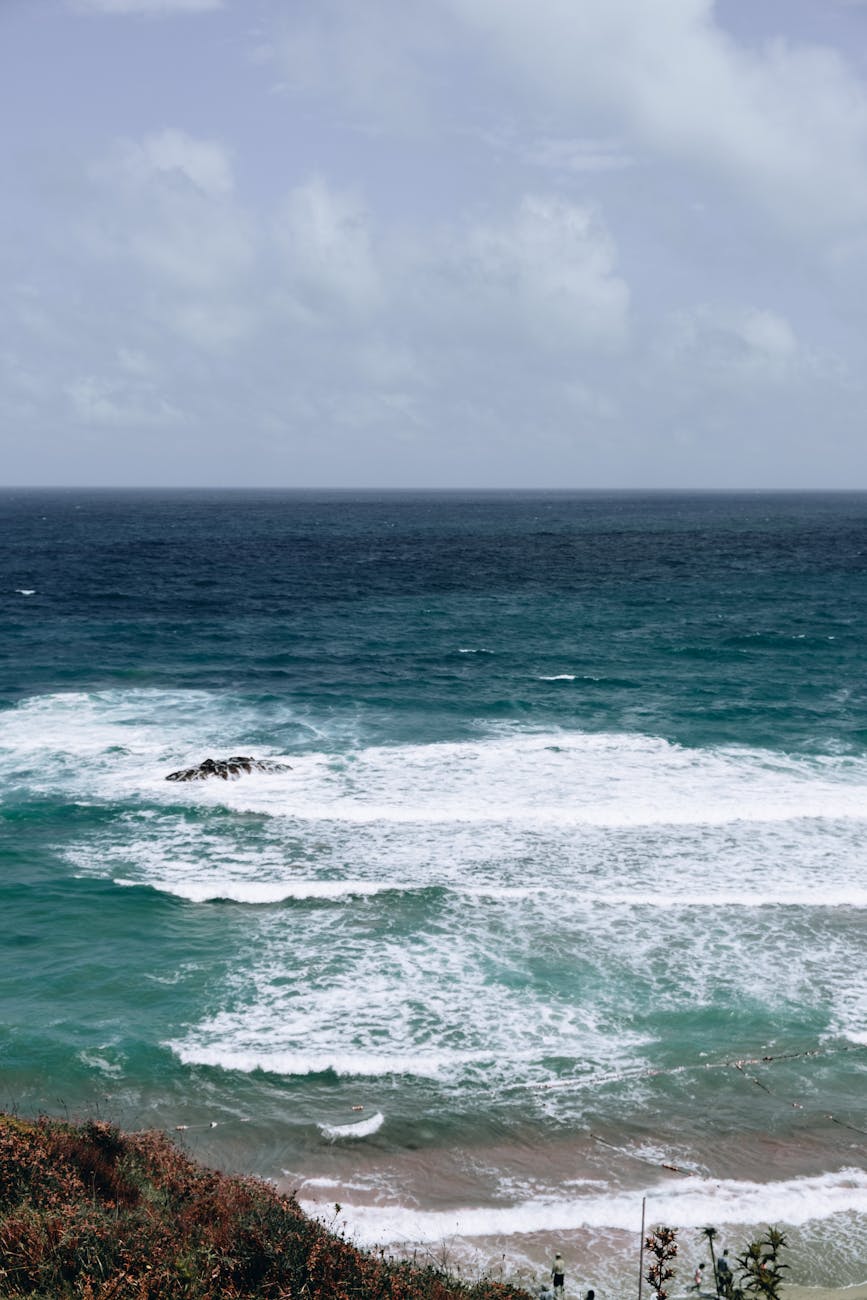 waves on sea shore